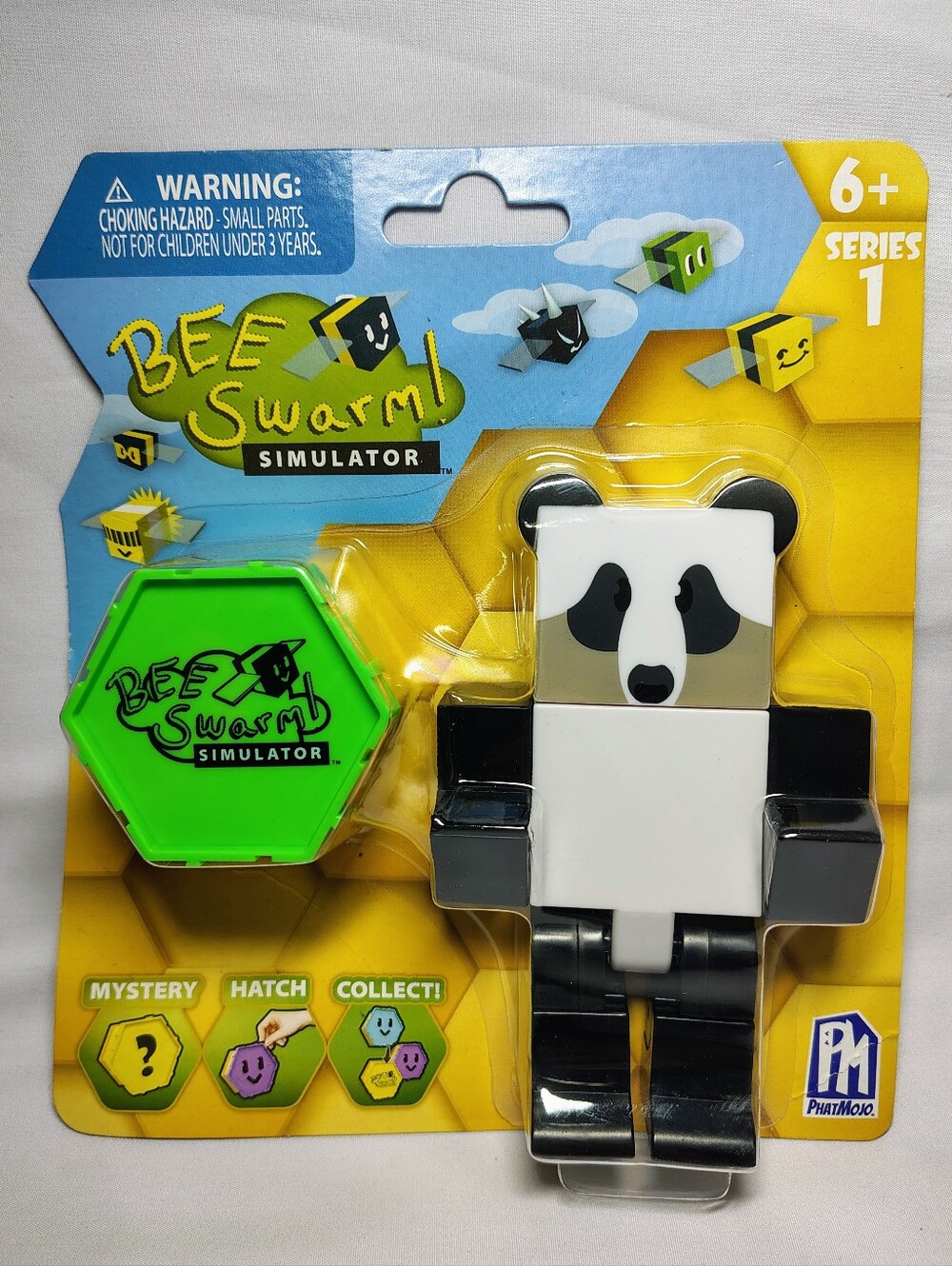 Bee Swarm Simulator Panda Bear Action Figure Series 1 PhatMojo NEW Sealed